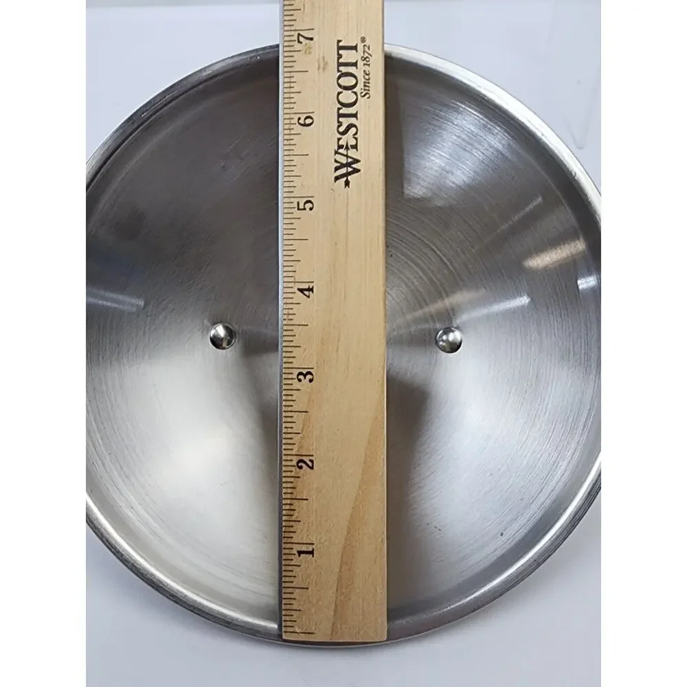 Belgique Stainless Steel Domed Replacement Lid (Only) Vented w Handle 7